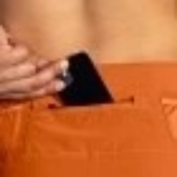 Road Runner Sports‎ Running Shorts Men's Medium Orange Phone pocket - Picture 7 of 7